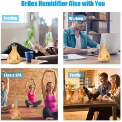 Diffuserlove Aromadiffuser - Lyst trlook - med fjernbetjening