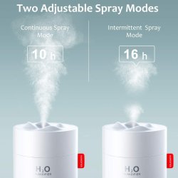 Snow Mountain H2O Ultrasonic USB- luftbefugter 500 ml.