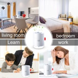 Snow Mountain H2O Ultrasonic USB- luftbefugter 500 ml.