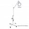 Maclean Luplampe med hjul - 3 x forst�rrelse med lys