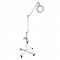 Maclean Luplampe med hjul - 3 x forst�rrelse med lys