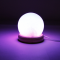 Saltlampe Mini Mood Kugleform - USB LED lys i forskellige farver - Hvid