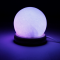 Saltlampe Mini Mood Kugleform - USB LED lys i forskellige farver - Hvid