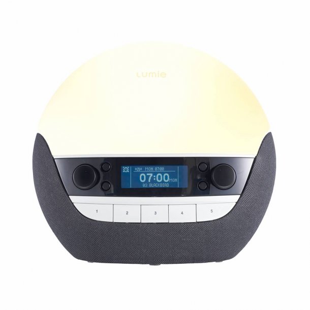 Lumie Bodyclock Luxe 700 - Daggryslampe og Trdls Bluetooth Hjtaler