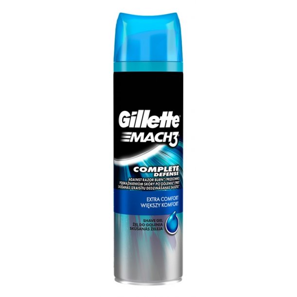 Gillette Mach3 Complete Defense Barbergele - 200 ml.