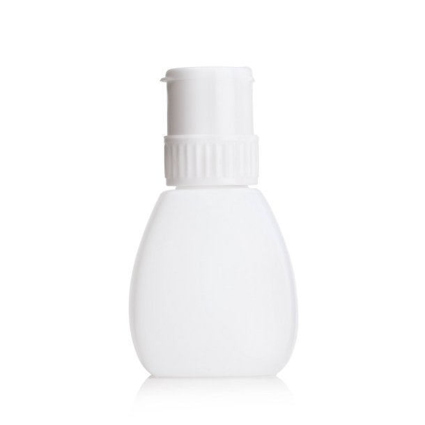 Flaske med pumpe til neglelakfjerner - 200 ml.