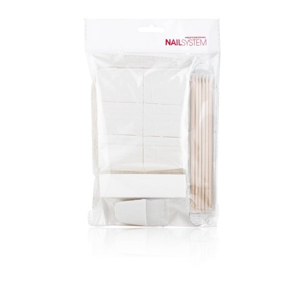 NailSystem Neglelakfjerner kit med 118 dele