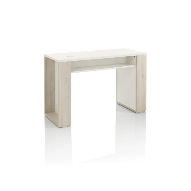 Manicurebord Spazio med hylde - Lys/hvid