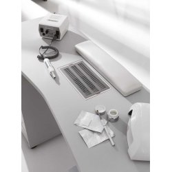 Manicurebord Pro 2 med 2 skuffesektioner og udsugning