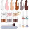 EODCI Dipping Powder negle st, 6 farver - Mocca