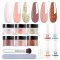 EODCI Dipping Powder negle st, 6 farver - Nude Pink