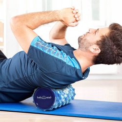 Body &amp; Mind FasciaRulle/Foamroller  Pink/Bl