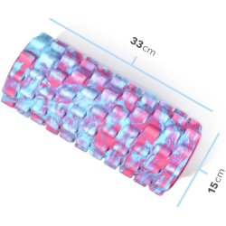 Body &amp; Mind FasciaRulle/Foamroller  Pink/Bl