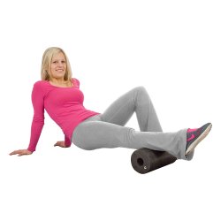 Blackroll Standard (mellem), 15 x 30 cm, sort