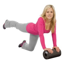 Blackroll Standard (mellem), 15 x 30 cm, sort