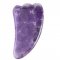 Gua Sha Massageredskab i Ametyst - 11,5 cm.