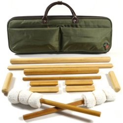 Vulsini Massagestav st 12 stk. inkl. Bambus varmetaske