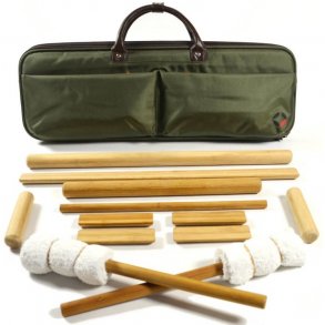 Vulsini Massagestav st 12 stk. inkl. Bambus varmetaske