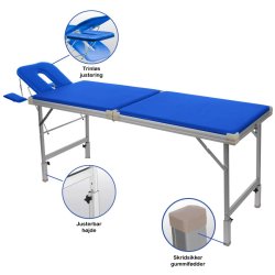 Robusta kuffertmassagebriks inkl. hovedsttte og armln 170/210x56x70-82 cm