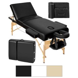 Luksus massagebriks 3 zoner  inkl. hoved- og armsttte - 10 cm. polstring