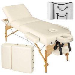 Luksus massagebriks 3 zoner  inkl. hoved- og armsttte - 10 cm. polstring