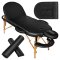 Oval Premium massagebriks 3 zoner inkl. puder, hoved- og armsttte