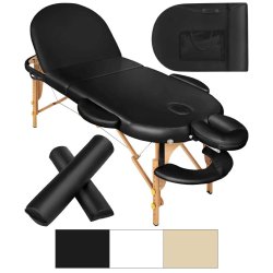 Oval Premium massagebriks 3 zoner inkl. puder, hoved- og armsttte