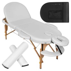 Oval Premium massagebriks 3 zoner inkl. puder, hoved- og armsttte