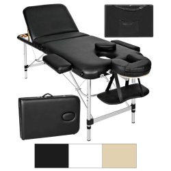 Massagebriks 3 zoner i aluminium inkl. hoved- og armsttte