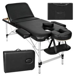 Massagebriks 3 zoner i aluminium inkl. hoved- og armsttte