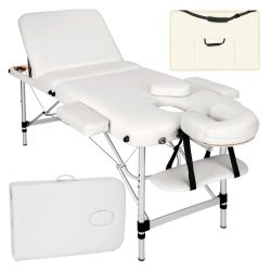 Massagebriks 3 zoner i aluminium inkl. hoved- og armsttte