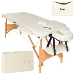 Massagebriks 2 zoner i tr inkl. hoved- og armsttte