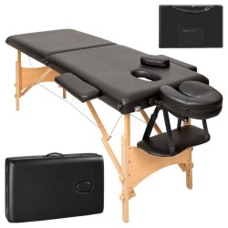 Massagebriks 2 zoner i tr inkl. hoved- og armsttte