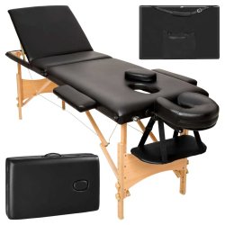 Massagebriks 3 zoner i tr inkl. hoved- og armsttte