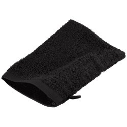 Frott vaskehandsker 100% bomuld, sort 10 stk.