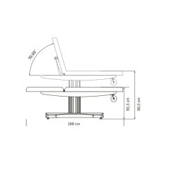 Atlantic Wood Elektrisk Massage- og Behandlerbriks - 2 motorer