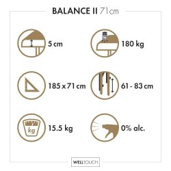 TAOline Massagebriks BALANCE II - 71 cm