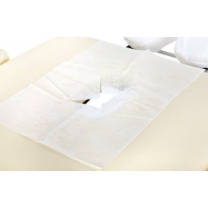 Olieafvisende ansigtsbetrk til massagebriks 30x40 cm. - 10 stk.