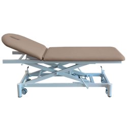 Massage-Expert Stationr hydraulisk massagebriks X-stlramme - 190 x 70 cm. - 2 zoner