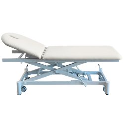 Massage-Expert Stationr hydraulisk massagebriks X-stlramme - 190 x 70 cm. - 2 zoner