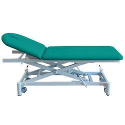 Massage-Expert Stationr hydraulisk massagebriks X-stlramme - 190 x 70 cm. - 2 zoner