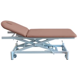 Massage-Expert Stationr hydraulisk massagebriks X-stlramme - 190 x 70 cm. - 2 zoner