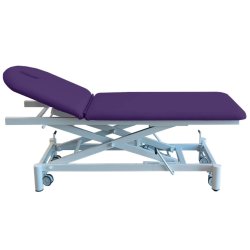 Massage-Expert Stationr hydraulisk massagebriks X-stlramme - 190 x 70 cm. - 2 zoner