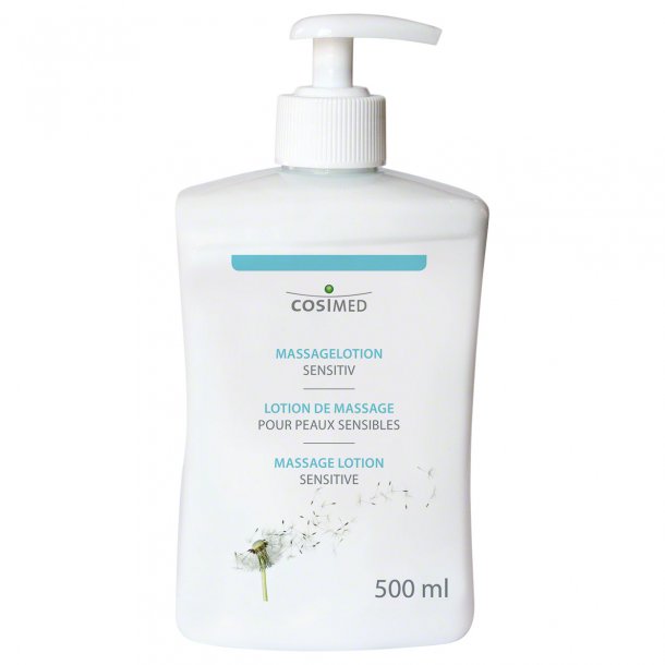 Cosimed Massagelotion Sensitiv med pumpe - 500 ml.