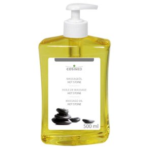 Cosimed Massageolie til Hot Stones med pumpe - 500 ml. 