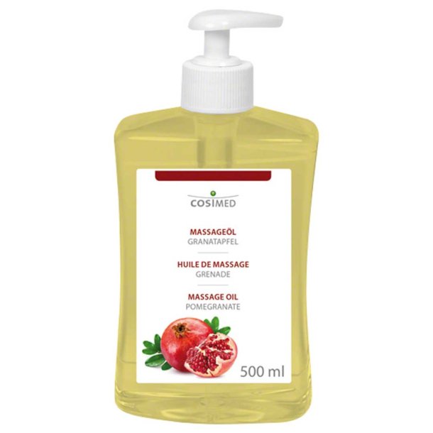 Cosimed Massageolie Granatble med pumpe - 500 ml.
