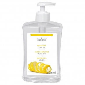 Cosimed Massageolie Citron med pumpe - 500 ml. 