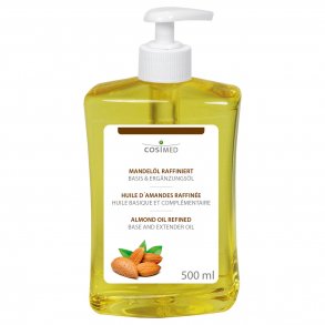 Cosimed Massageolie Mandel med pumpe - 500 ml.