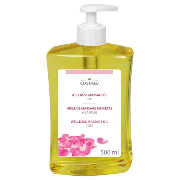 Cosimed Massageolie Rose med pumpe - 500 ml. 
