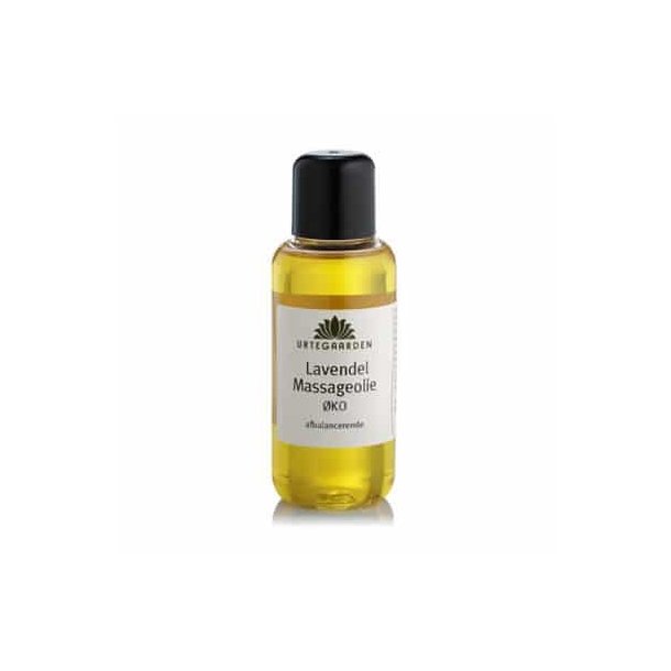 Urtegaarden Lavendel Massageolie ØKO - 100 ml.